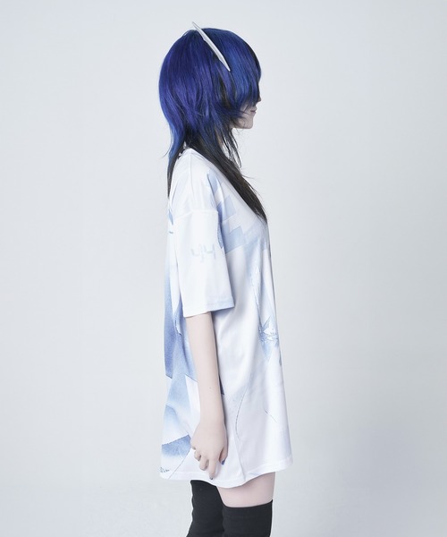 Re:CRYPT(リクリプト)の「ウィンドウフルプリントTシャツ / オーバーサイズ フルグラフィックTシャツ(Tシャツ/カットソー・レディース・ホワイト・F)」の6枚目の写真