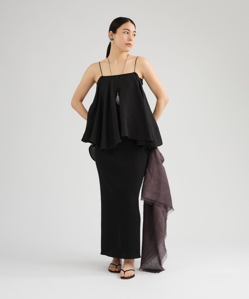 Chaos(カオス)の「Chaos(カオス)/ パルマキャミ(キャミソール・レディース・ブラック/アイボリー・FREE)」の6枚目の写真