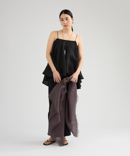 Chaos(カオス)の「Chaos(カオス)/ パルマキャミ(キャミソール・レディース・ブラック/アイボリー・FREE)」の7枚目の写真