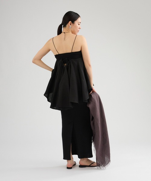 Chaos(カオス)の「Chaos(カオス)/ パルマキャミ(キャミソール・レディース・ブラック/アイボリー・FREE)」の9枚目の写真