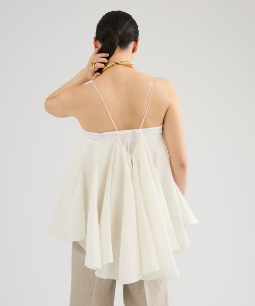 Chaos(カオス)の「Chaos(カオス)/ パルマキャミ(キャミソール・レディース・ブラック/アイボリー・FREE)」の12枚目の写真