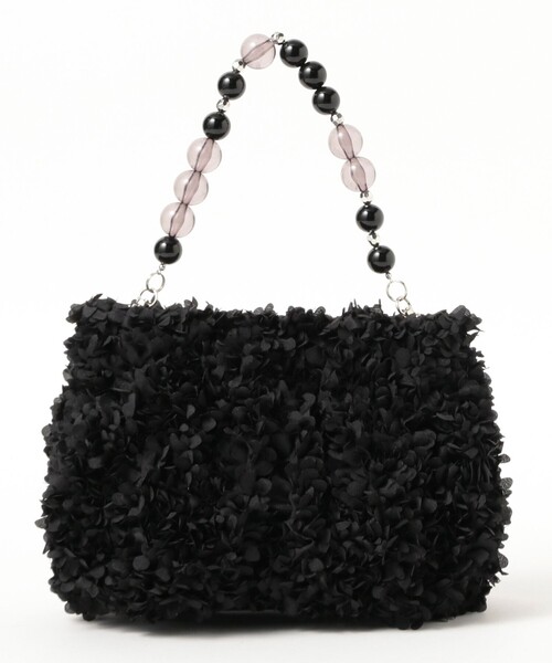 Ray BEAMS（レイビームス）の「【別注】Casselini / フルフル バッグ（トートバッグ・レディース・ピンク/ブラック・ONE SIZE）」の3枚目の写真