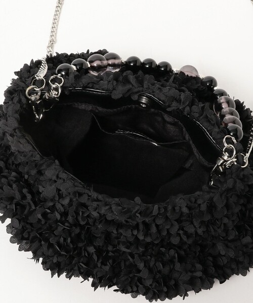 Ray BEAMS（レイビームス）の「【別注】Casselini / フルフル バッグ（トートバッグ・レディース・ピンク/ブラック・ONE SIZE）」の4枚目の写真