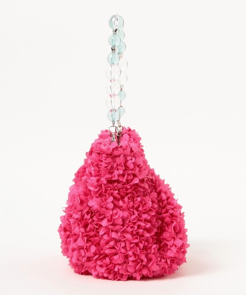 Ray BEAMS（レイビームス）の「【別注】Casselini / フルフル バッグ（トートバッグ・レディース・ピンク/ブラック・ONE SIZE）」の6枚目の写真