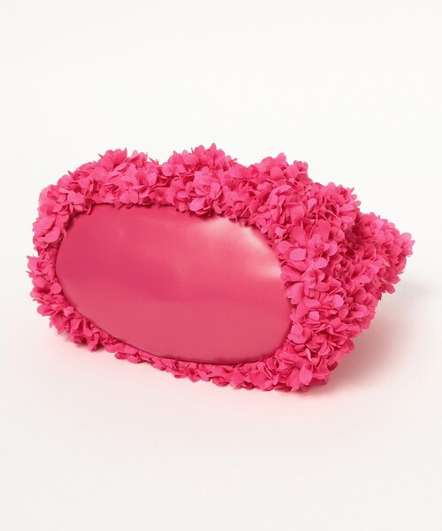 Ray BEAMS（レイビームス）の「【別注】Casselini / フルフル バッグ（トートバッグ・レディース・ピンク/ブラック・ONE SIZE）」の8枚目の写真