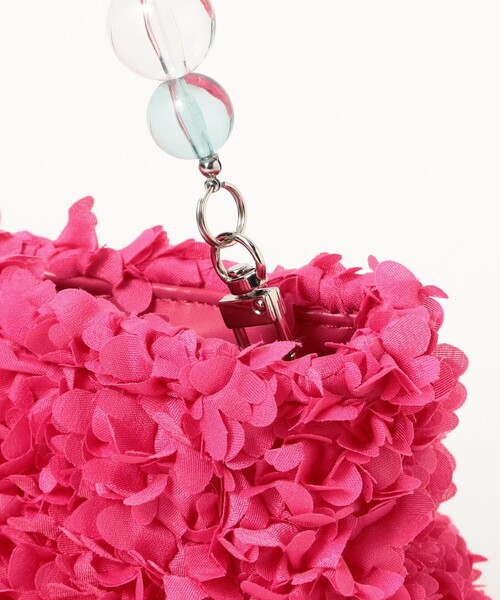 Ray BEAMS（レイビームス）の「【別注】Casselini / フルフル バッグ（トートバッグ・レディース・ピンク/ブラック・ONE SIZE）」の9枚目の写真