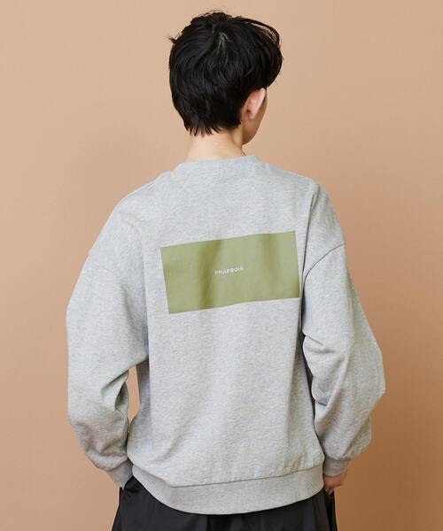 FRAPBOIS（フラボア）の「デイリートレーナー（スウェット・レディース・ホワイト/ブラック/グレー・1/2）」の5枚目の写真