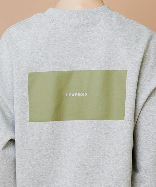 FRAPBOIS（フラボア）の「デイリートレーナー（スウェット・レディース・ホワイト/ブラック/グレー・1/2）」の9枚目の写真