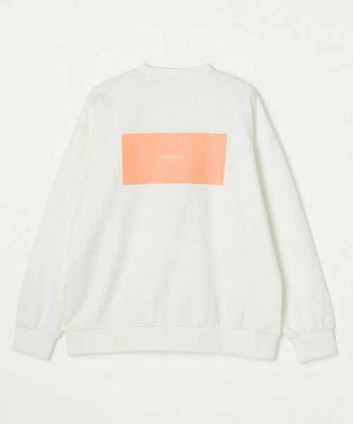 FRAPBOIS（フラボア）の「デイリートレーナー（スウェット・レディース・ホワイト/ブラック/グレー・1/2）」の18枚目の写真