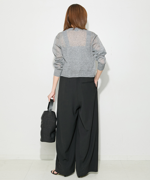 journal standard L'essage(ジャーナルスタンダードレサージュ)の「TTツイル ラップパンツ(その他パンツ・レディース・ベージュ/ブラック・36/38)」の14枚目の写真