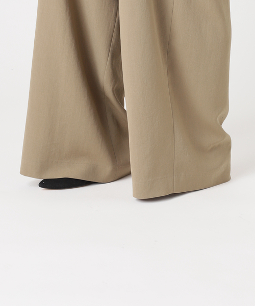 journal standard L'essage(ジャーナルスタンダードレサージュ)の「TTツイル ラップパンツ(その他パンツ・レディース・ベージュ/ブラック・36/38)」の7枚目の写真