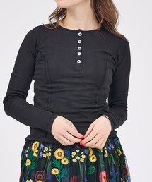 MILLER | 【MILLER/ミラー】Light Prib Henly L/S Tee / ライトパネルリブヘンリーロングスリーブTEE / ヘンリーロンT(Tシャツ/カットソー)