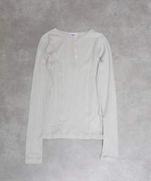 MILLER（ミラー）の「【MILLER/ミラー】Light Prib Henly L/S Tee / ライトパネルリブヘンリーロングスリーブTEE / ヘンリーロンT（Tシャツ/カットソー）」