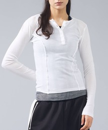 MILLER（ミラー）の「【MILLER/ミラー】Light Prib Henly L/S Tee / ライトパネルリブヘンリーロングスリーブTEE / ヘンリーロンT（Tシャツ/カットソー）」