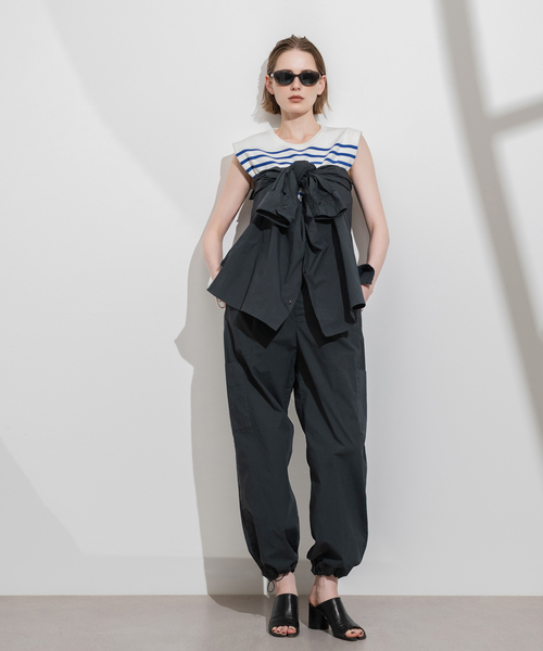 Spick & Span(スピックアンドスパン)の「NATURAL DYE BIG SH / ナチュラルダイビッグシャツ(シャツ/ブラウス・レディース・チャコールグレー/ライトグレー/ブラウン・FREE)」の1枚目の写真