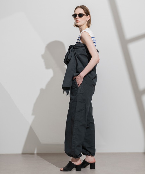Spick & Span(スピックアンドスパン)の「NATURAL DYE BIG SH / ナチュラルダイビッグシャツ(シャツ/ブラウス・レディース・チャコールグレー/ライトグレー/ブラウン・FREE)」の4枚目の写真