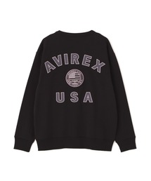 《直営店限定》VARSITY FLAG CREW NECK SWEAT / バーシティー フラッグ クルーネック スウェット / AVIREX / アヴィレックス