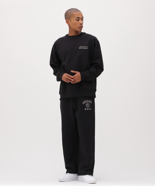 AVIREX（アヴィレックス）の「《直営店限定》VARSITY FLAG CREW NECK SWEAT / バーシティー フラッグ クルーネック スウェット / AVIREX / アヴィレックス（スウェット・メンズ・ブラック/オフホワイト・XX-LARGE/X-LARGE/LARGE/MEDIUM）」の6枚目の写真