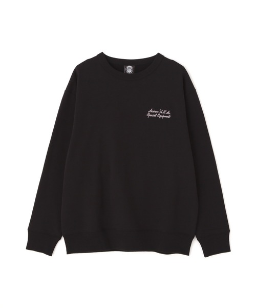 AVIREX（アヴィレックス）の「《直営店限定》VARSITY FLAG CREW NECK SWEAT / バーシティー フラッグ クルーネック スウェット / AVIREX / アヴィレックス（スウェット・メンズ・ブラック/オフホワイト・XX-LARGE/X-LARGE/LARGE/MEDIUM）」の13枚目の写真