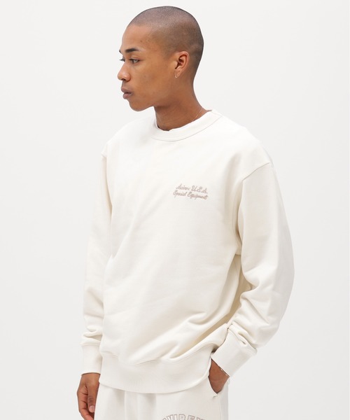 AVIREX（アヴィレックス）の「《直営店限定》VARSITY FLAG CREW NECK SWEAT / バーシティー フラッグ クルーネック スウェット / AVIREX / アヴィレックス（スウェット・メンズ・ブラック/オフホワイト・XX-LARGE/X-LARGE/LARGE/MEDIUM）」の17枚目の写真
