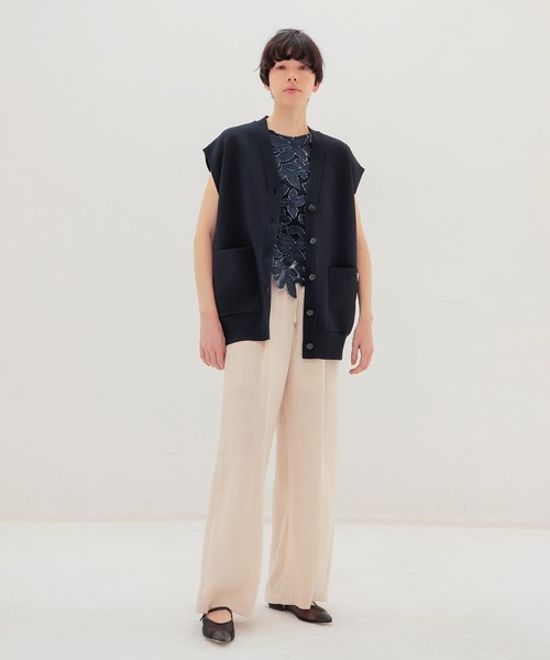 venit（ヴェニット）の「VENIT / HIGH TWIST VEST(ハイツイストベスト VEK-7618-A)（ベスト・レディース・ライトブルー/ネイビー・38）」の10枚目の写真
