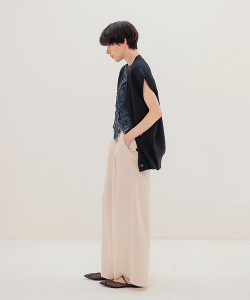 venit（ヴェニット）の「VENIT / HIGH TWIST VEST(ハイツイストベスト VEK-7618-A)（ベスト・レディース・ライトブルー/ネイビー・38）」の11枚目の写真