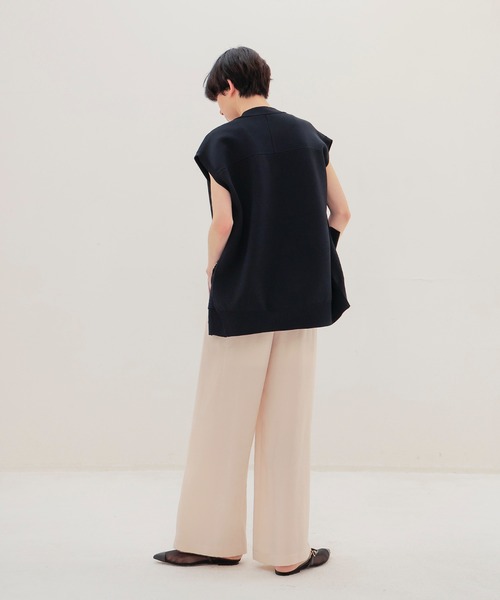 venit（ヴェニット）の「VENIT / HIGH TWIST VEST(ハイツイストベスト VEK-7618-A)（ベスト・レディース・ライトブルー/ネイビー・38）」の12枚目の写真
