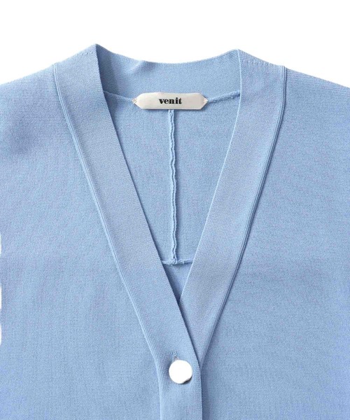 venit（ヴェニット）の「VENIT / HIGH TWIST VEST(ハイツイストベスト VEK-7618-A)（ベスト・レディース・ライトブルー/ネイビー・38）」の14枚目の写真