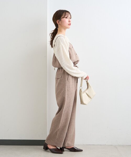 一部店舗限定/S.Mサイズ展開/セットアップ対応】B キャミコンビネゾン