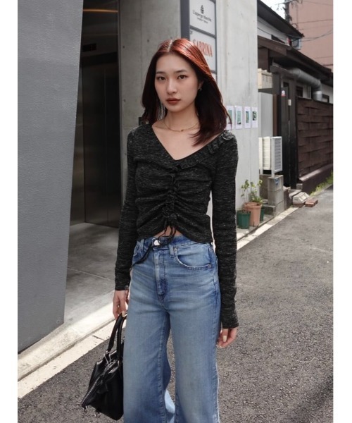 INSILENCE GATHER ニットトップス（ニット/セーター）｜MOUSSY