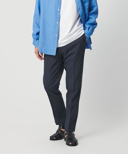 BEAUTY&YOUTH UNITED ARROWS（ビューティーアンドユースユナイテッドアローズ）の「東レ/TORAY ナノデザイン ノープリーツパンツ NO.1 ウォッシャブル セットアップ対応可能（その他パンツ・メンズ・ダークグレー/ロイヤルブルー/ベージュ・L/S/XL/M）」の4枚目の写真