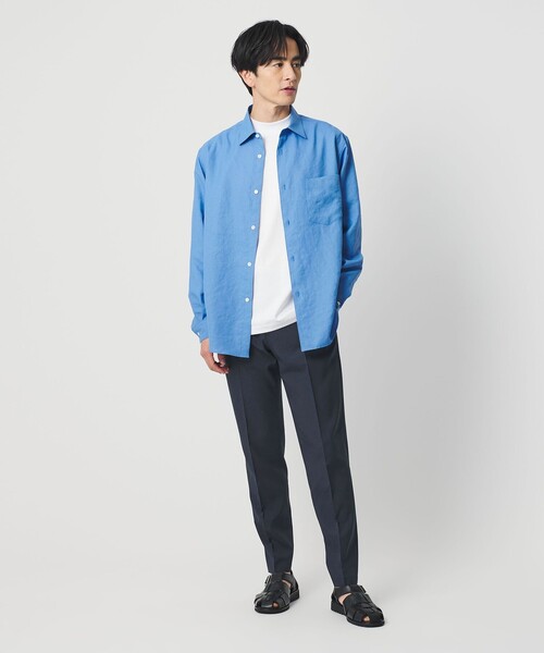 BEAUTY&YOUTH UNITED ARROWS（ビューティーアンドユースユナイテッドアローズ）の「東レ/TORAY ナノデザイン ノープリーツパンツ NO.1 ウォッシャブル セットアップ対応可能（その他パンツ・メンズ・ダークグレー/ロイヤルブルー/ベージュ・L/S/XL/M）」の7枚目の写真