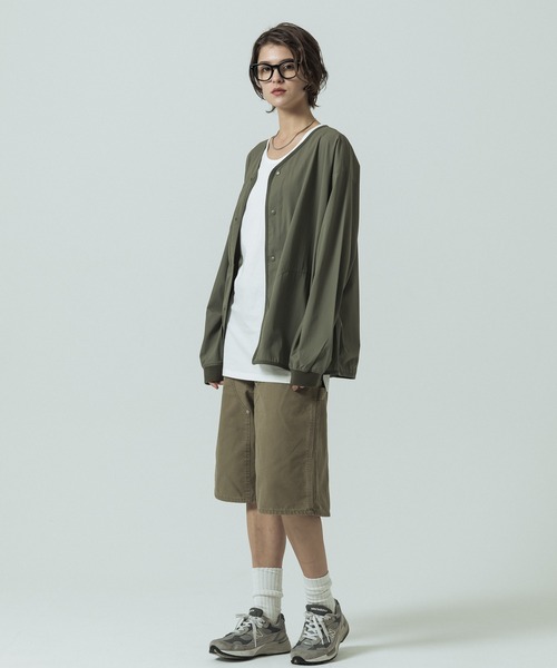 SLICK（スリック）の「【SLICK/スリック】Micro Mesh Snap Button Cardigan/マイクロメッシュ スナップボタンカーディガン/機能素材（カーディガン/ボレロ・メンズ・ネイビー/カーキ/ブラック・1/2/3）」の22枚目の写真