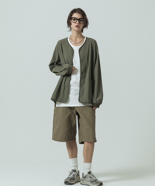 SLICK（スリック）の「【SLICK/スリック】Micro Mesh Snap Button Cardigan/マイクロメッシュ スナップボタンカーディガン/機能素材（カーディガン/ボレロ・メンズ・ネイビー/カーキ/ブラック・1/2/3）」の21枚目の写真