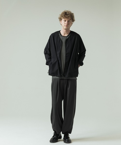 SLICK（スリック）の「【SLICK/スリック】Micro Mesh Snap Button Cardigan/マイクロメッシュ スナップボタンカーディガン/機能素材（カーディガン/ボレロ・メンズ・ネイビー/カーキ/ブラック・1/2/3）」の10枚目の写真