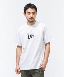 ニューエラ  SS CT TEE FLAG LOGO MID WHI 261