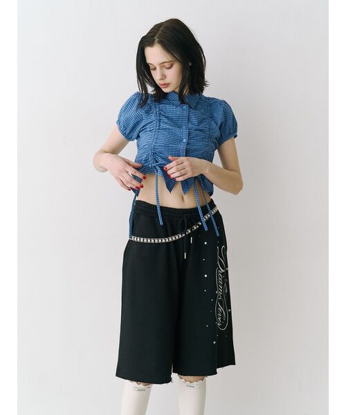 jouetie（ジュエティ）の「ギャザーコンパクトブラウス（シャツ/ブラウス・レディース・ブルー/オフホワイト/ピンク/ボルドー・MEDIUM）」の22枚目の写真