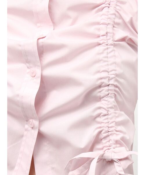 jouetie（ジュエティ）の「ギャザーコンパクトブラウス（シャツ/ブラウス・レディース・ブルー/オフホワイト/ピンク/ボルドー・MEDIUM）」の5枚目の写真