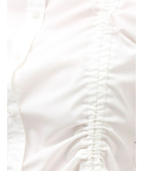 jouetie（ジュエティ）の「ギャザーコンパクトブラウス（シャツ/ブラウス・レディース・ブルー/オフホワイト/ピンク/ボルドー・MEDIUM）」の8枚目の写真