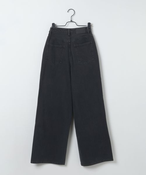 JEANASIS(ジーナシス)の「アシメウエストワイドデニム/669764(デニムパンツ・レディース・ブラウン/ライトブルー/ブラック/ブルー・MEDIUM/SMALL)」の5枚目の写真