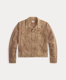 RRL（ダブル アール エル）の「ディストレスト キャンバス トラッカー ジャケット（カバーオール）」