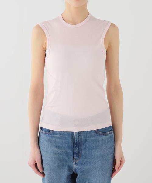 babaco（ババコ）の「babaco/ババコ cotton back tied sleeve tee BA01-CR77（Tシャツ/カットソー・レディース・ピンク・FREE）」の2枚目の写真