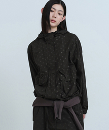 MUSINSA STANDARD WOMAN（ムシンサスタンダードウーマン）の「ウィメンズポルカドットウィンドブレーカージャケット[ブラック]（ナイロンジャケット）」