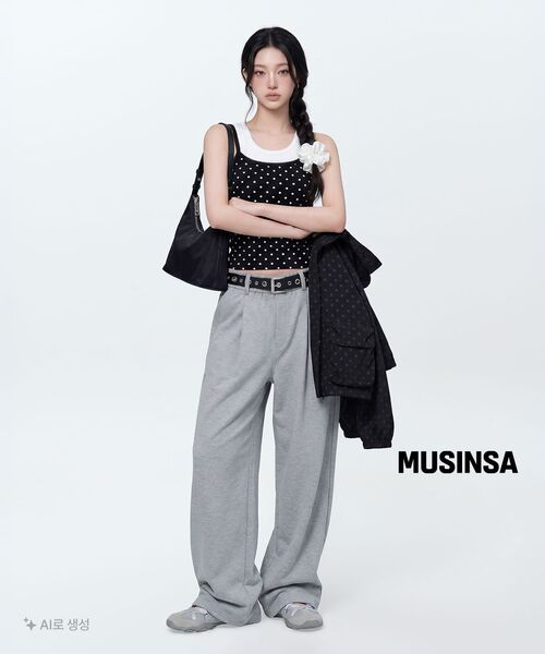 MUSINSA STANDARD WOMAN（ムシンサスタンダードウーマン）の「ウィメンズポルカドットウィンドブレーカージャケット[ブラック]（ナイロンジャケット・レディース・その他・X-SMALL/SMALL/MEDIUM/LARGE）」の10枚目の写真