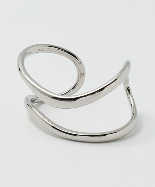 green label relaxing（グリーンレーベルリラクシング）の「ダブルライン バングル（バングル/リストバンド・レディース・ゴールド/シルバー・FREE）」の4枚目の写真