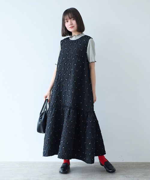 bulle de savon(ビュルデサボン)の「くしゅくしゅ dot ワンピース(ワンピース・レディース・ブラック・FREE)」の20枚目の写真
