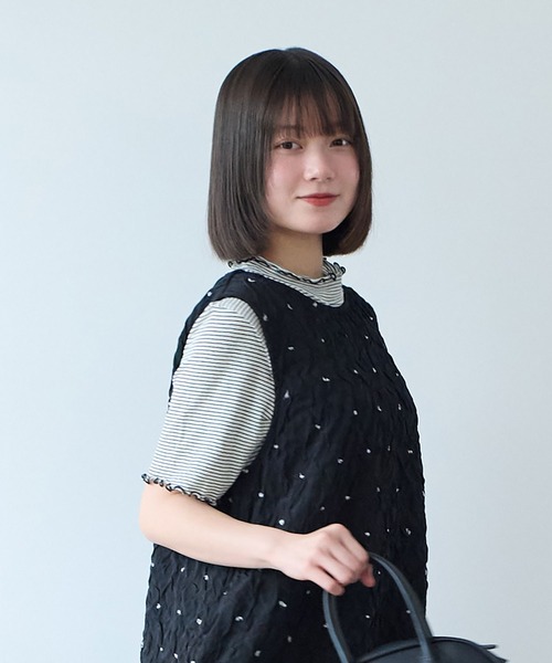 bulle de savon(ビュルデサボン)の「くしゅくしゅ dot ワンピース(ワンピース・レディース・ブラック・FREE)」の15枚目の写真
