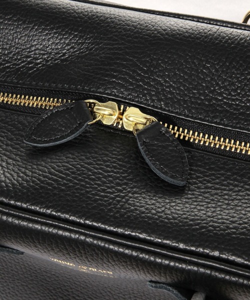 YOUNG&OLSEN The DRYGOODS STORE（ヤングアンドオルセン）の「【YOUNG＆OLSEN】LEATHER STUDENT M（ボストンバッグ・レディース・ブラック・FREE）」の10枚目の写真