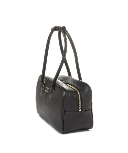 YOUNG&OLSEN The DRYGOODS STORE（ヤングアンドオルセン）の「【YOUNG＆OLSEN】LEATHER STUDENT M（ボストンバッグ・レディース・ブラック・FREE）」の5枚目の写真