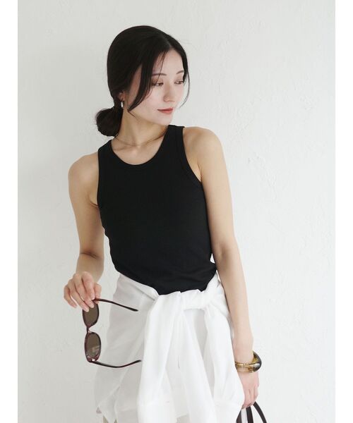 LAGUNAMOON（ラグナムーン）の「アメスリタンクトップ（タンクトップ・レディース・ブラック/ホワイト/ベージュ・FREE）」の14枚目の写真